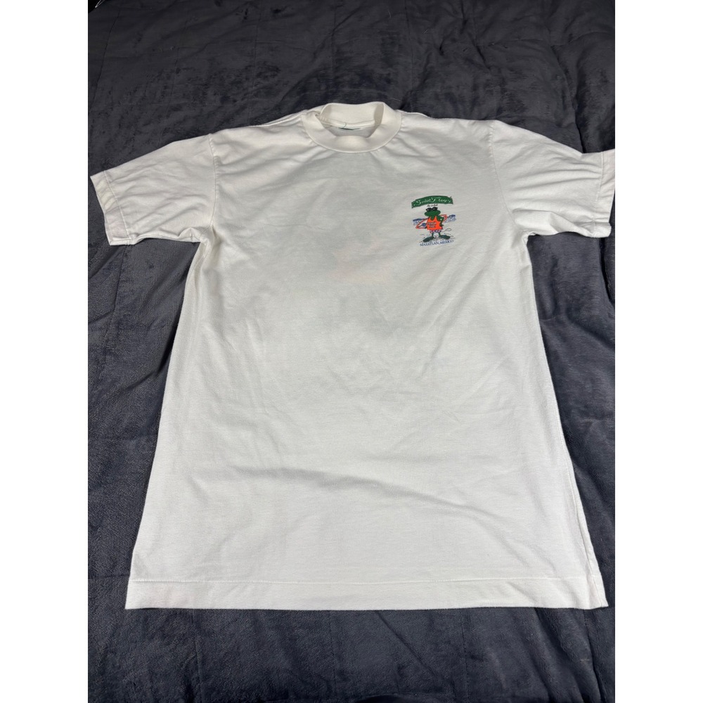 Vintage Senor Frogs Mazatlan Mexico Beach Frog Graphic T-Shirt White Mens M